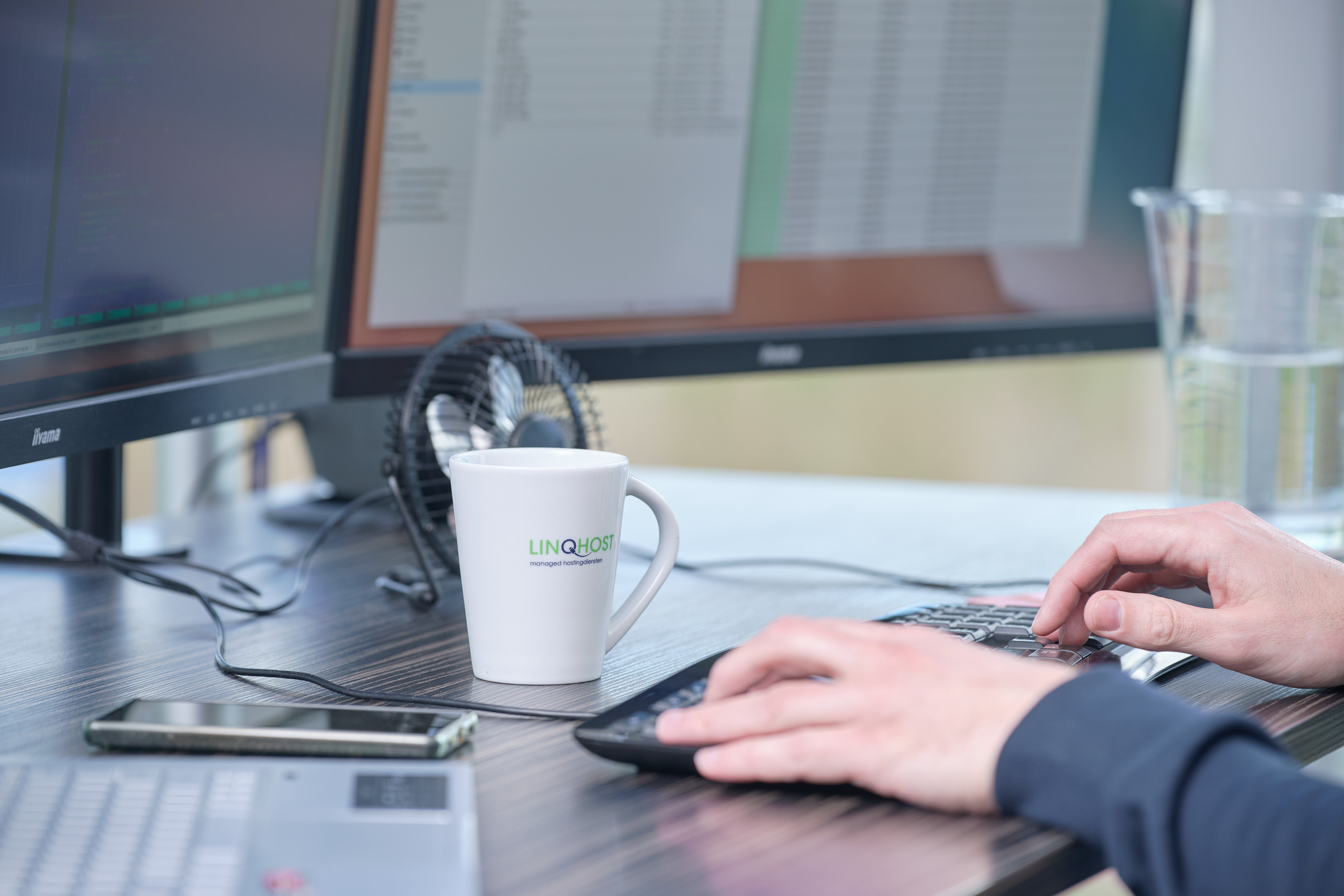 LinQhost werkplek